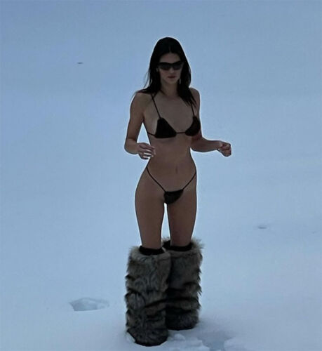 Kendall Jenner Winter Bikini