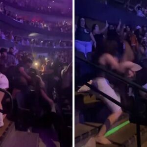 All-Out Brawl at Bad Bunny Concert in Texas