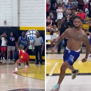 Damar Hamlin Hits Game-Winner at Charity B-Ball Game, Russell Wilson Attends