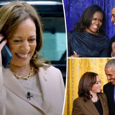 Barack and Michelle Obama officially endorse Kamala Harris for president in emotional phone call