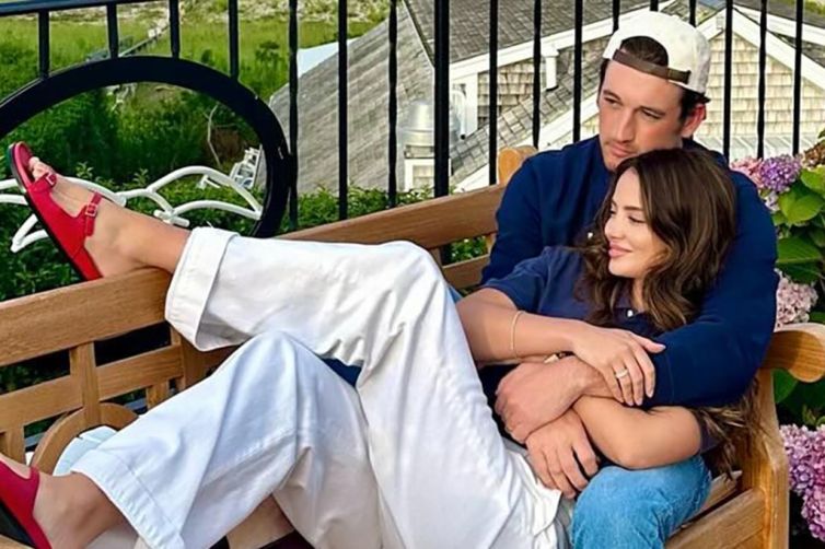Miles Teller embraces his wife, Keleigh Sperry, and more star snaps