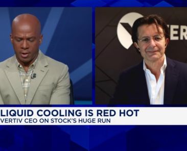 Data center liquid cooling is accelerating and it's accelerating now, says Vertiv CEO