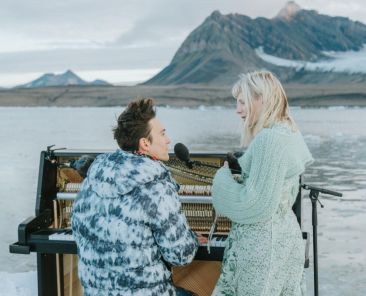 Watch Jacob Collier & Aurora Perform From the Arctic for Ocean & Climate Protection Awareness