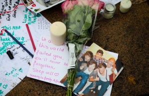 Liam Payne memorial London