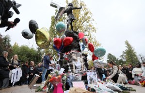 Liam Payne memorial London