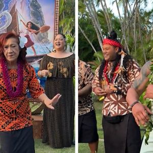 Dwayne Johnson Dances With Mom at 'Moana 2' Premiere in Hawaii