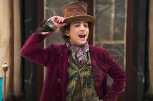 Timothée Chalamet in "Wonka."