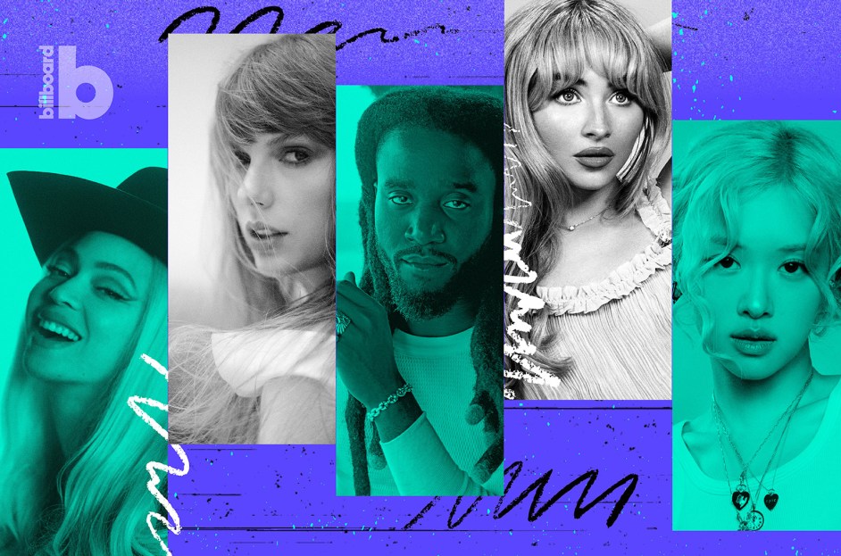 2024 Year in Charts Beyoncé, Taylor Swift, Shaboozey, Sabrina Carpenter and ROSÉ
