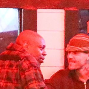 Justin Bieber Takes a Smoke Break While Catching up With Dave Chappelle