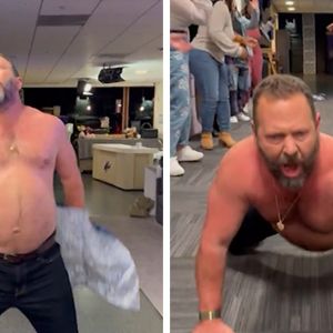Bert Kreischer Strips Off Shirt in Raunchy 'Jennifer Hudson Show' Spirit Tunnel Dance