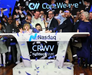 CoreWeave shares rip 20% higher, rising above IPO price