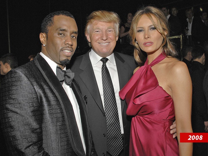 donald melania trump p diddy sub getty swipe 2