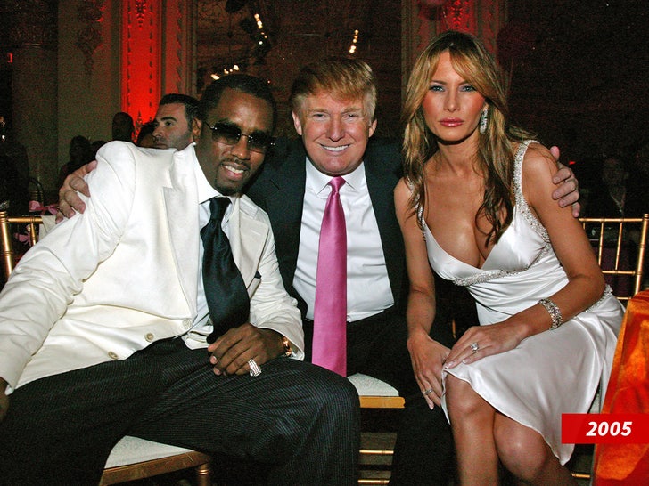 donald melania trump p diddy sub getty swipe