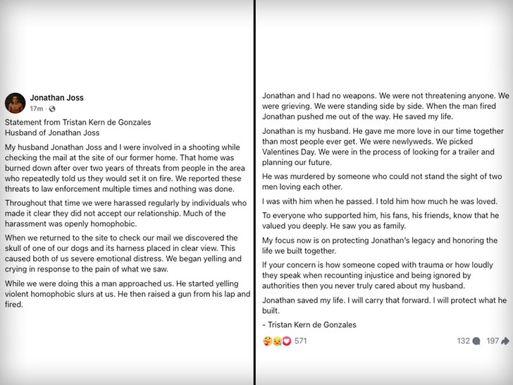 statement from tristan kern gonzales