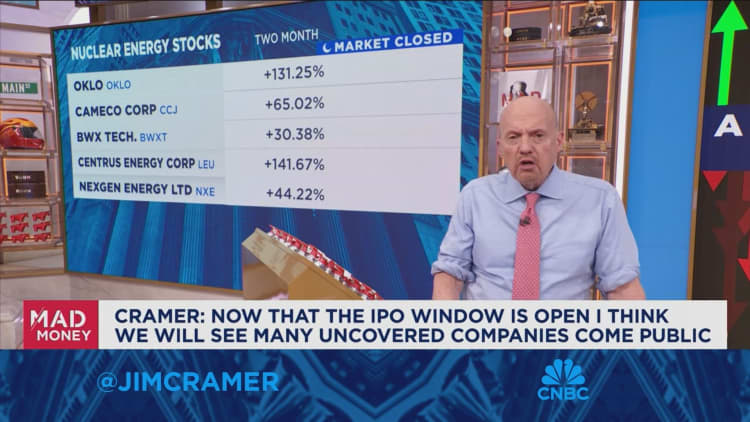 Now that the IPO window is open, we will see many uncovered companies come public, says Jim Cramer