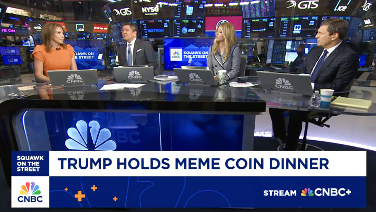 President Trump holds meme coin dinner
