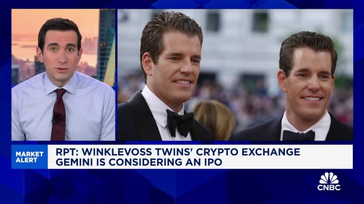 Winklevoss twins' crypto exchange Gemini is considering an IPO: Report