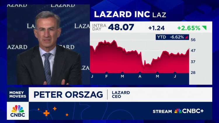 The IPO market is coming back, but it won't be linear, says Lazard CEO Peter Orszag