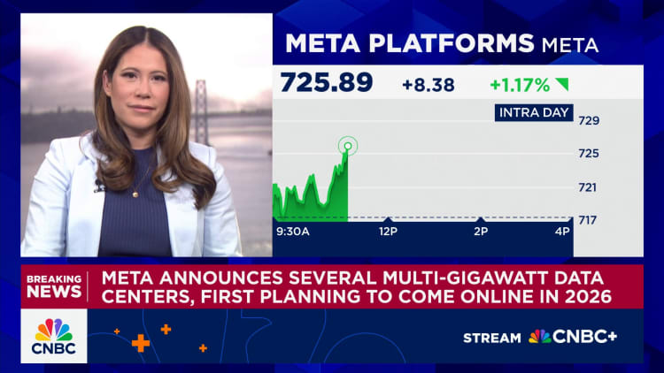 Meta announces several multi-gigawatt data centers, first planning to come online in 2026
