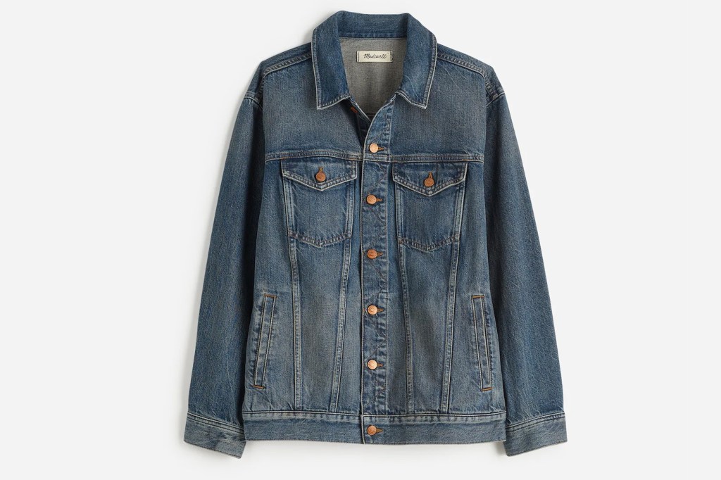 Madewell Button-Front Denim Jacket in Charleston Wash