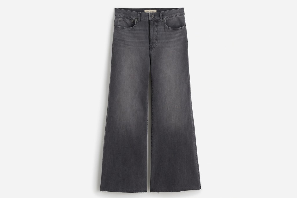 Madewell Flared Wide-Leg Crop Jeans