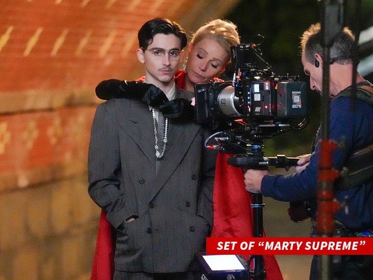 set of Marty Supreme getty