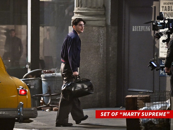 set of Marty Supreme getty 2