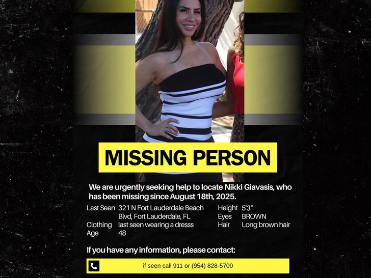 nikki giavasis missing flyer
