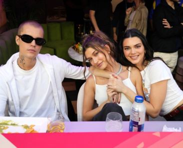 Hailey Bieber Pokes Fun at Candid Moment Between Justin and Kendall Jenner