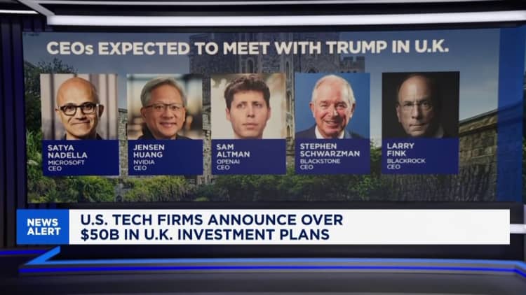 Trump’s UK trip sparks tech investment splurge