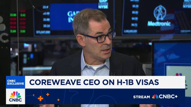 CoreWeave CEO on H-1B visas: Additional fee is 'sand in the gears' for access to talent