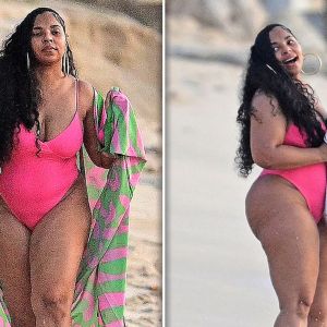 Ashanti Flaunts Beach Bod on Vacation with Baby Boy