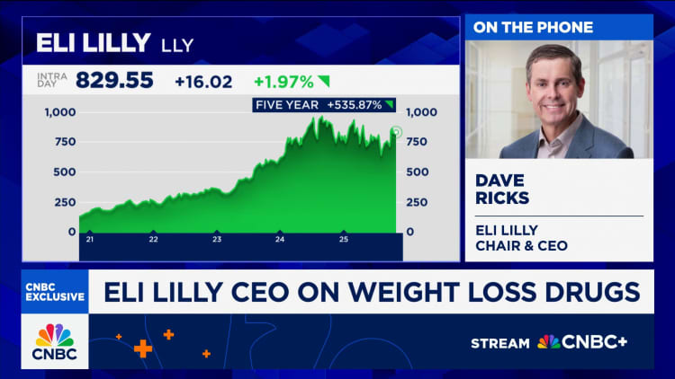 Eli Lilly CEO: Seeing global demand for weight loss drug Mounjaro