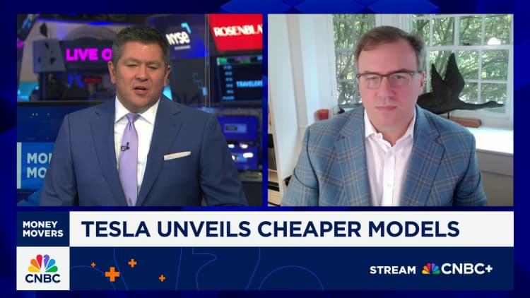William Blair's Dorsheimer: Tesla's stock is more aligned with robotaxis & FSD than new models