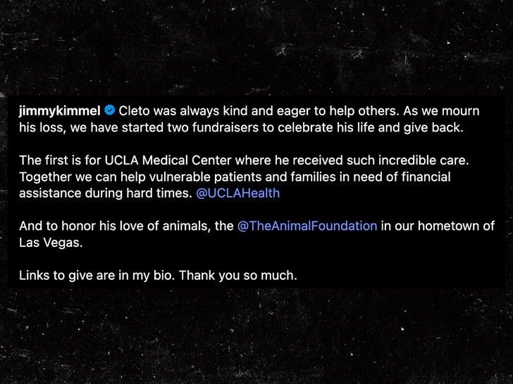 jimmy kimmel cleto instagram sub