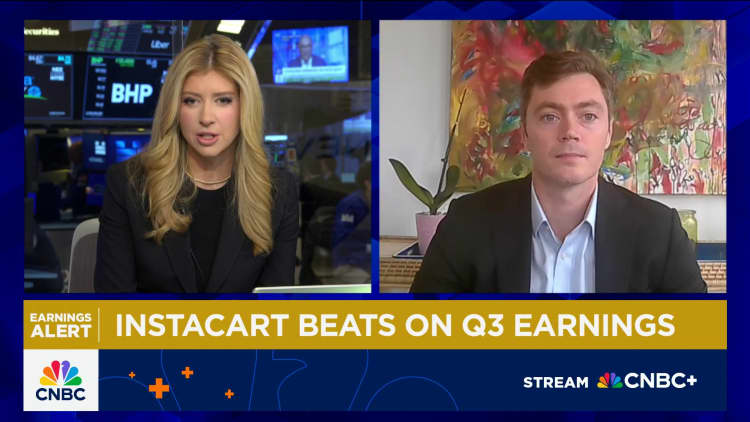 October trends hold really strong for Instacart, says Needham's Bernie McTernan