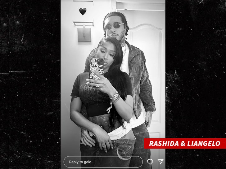 rashida nicole & liangelo ball sub instagram