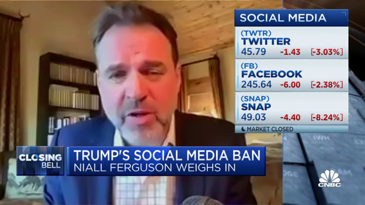 Social media platforms have too much power and nothing is being done about it: Niall Ferguson