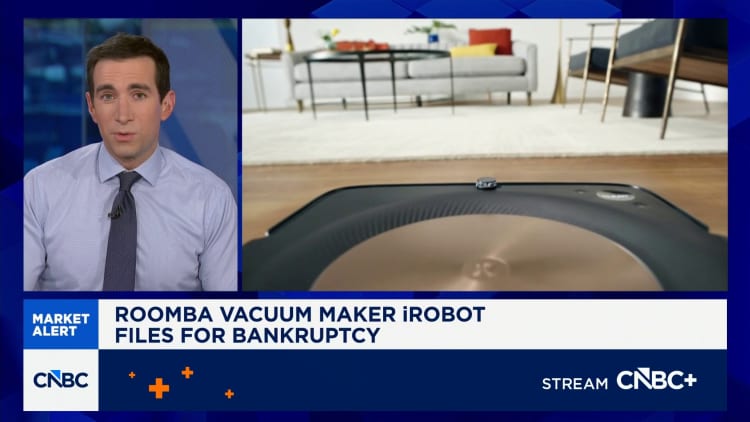 Roomba vacuum maker iRobot files for bankruptcy