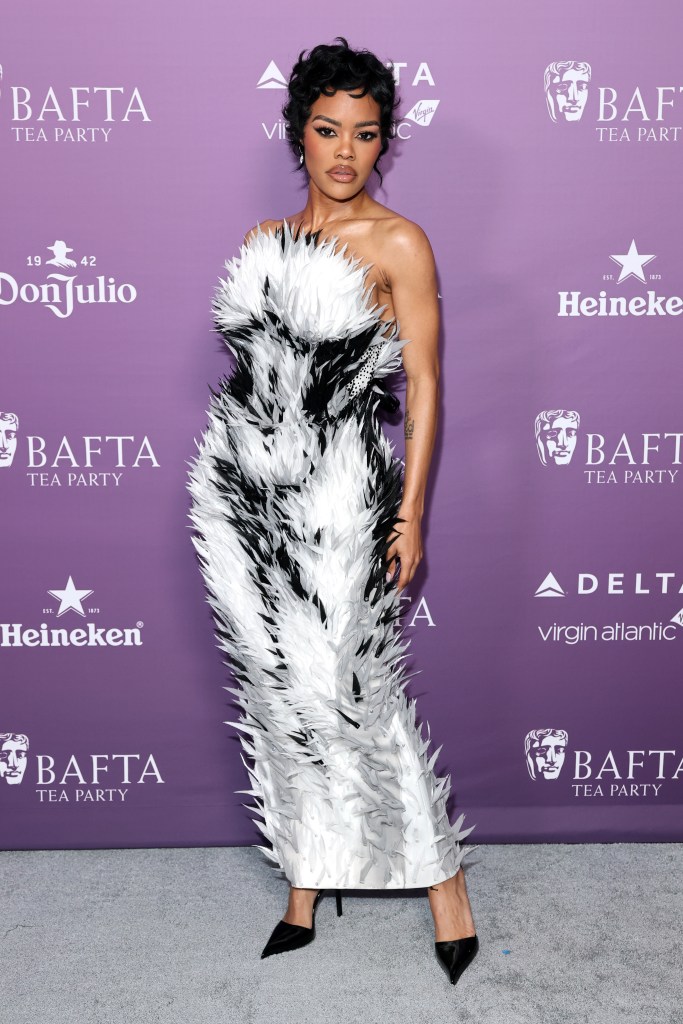 Teyana Taylor attends the 2026 BAFTA Tea Party