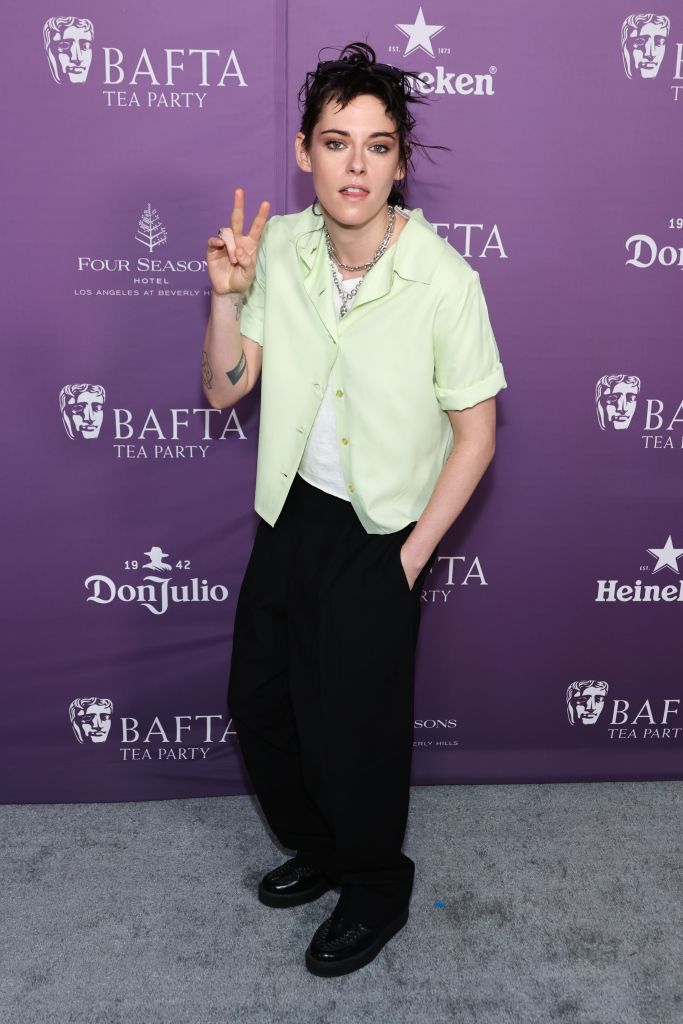 Kristen Stewart attends the 2026 BAFTA Tea Party
