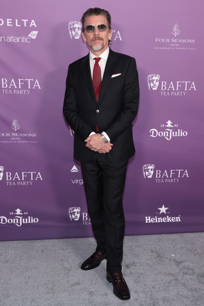 Ethan Hawke attends the 2026 BAFTA Tea Party