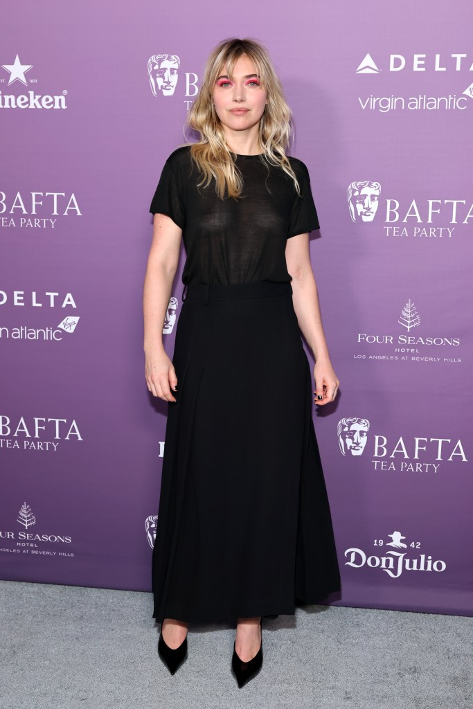 Imogen Poots attends the 2026 BAFTA Tea Party 