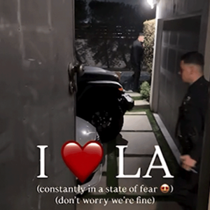Trespasser Nabbed Outside Madison Wyborny & Leah Peters' L.A. Home, on Camera
