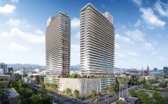 Architectural rendering of the current residential plan for CMNTY Culture Campus