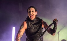 Marilyn Manson performs in San Luis Potosi, Mexico on August 10, 2025.
