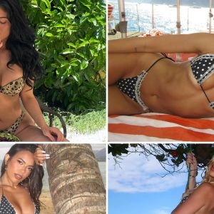 Sexy Stars Slip Into Itsy Bitsy Polka Dot Bikinis ... Polka Dot Day!