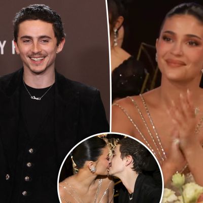 Timothée Chalamet gives sweet nod to ‘partner’ Kylie Jenner in emotional Golden Globes speech