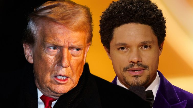 President Trump Threatens to Sue Trevor Noah For Epstein Joke at Grammys