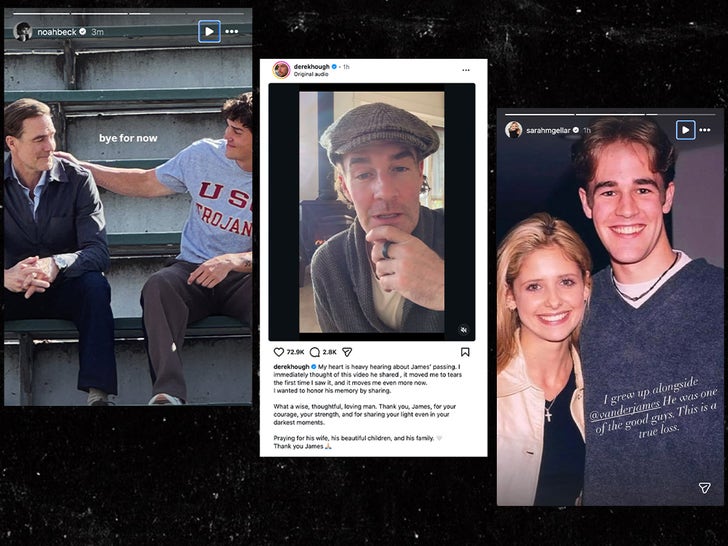 Celebrity Reactions & Tributes to James Van Der Beek Passing